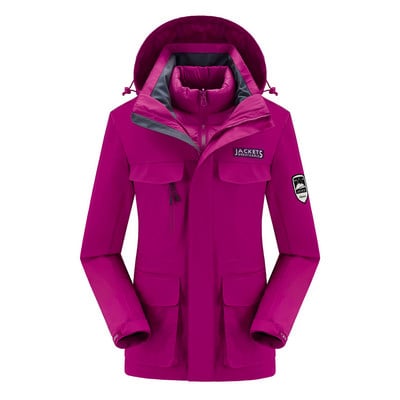 Skijaško odijelo Odijela za daskanje na snijegu Novo žensko, otporno na vjetar, vodootporno, tople deblje snježne hlače i jakna, skijaški komplet, zimski skijaški