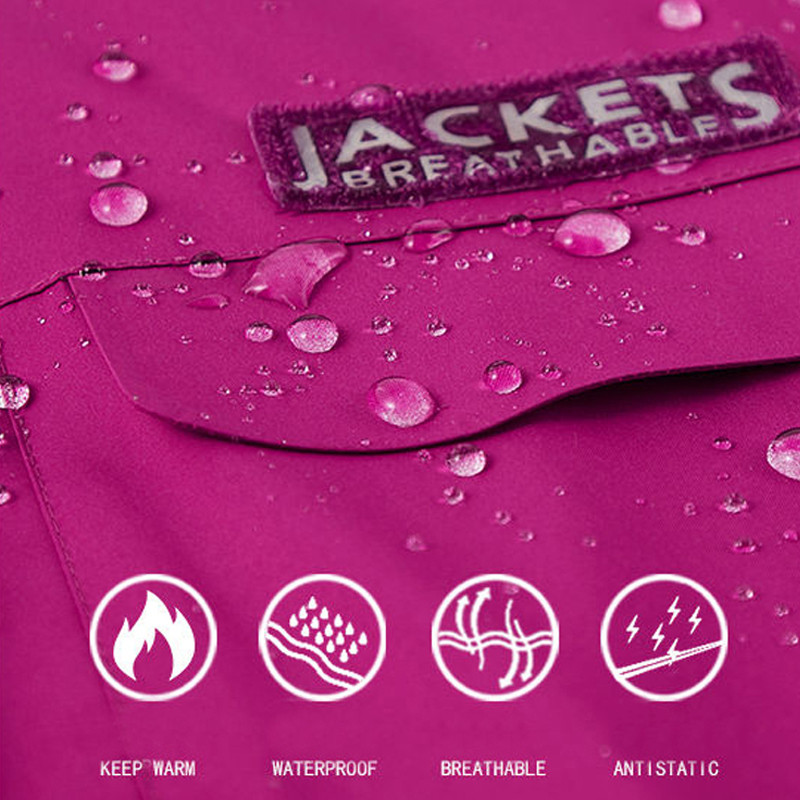 Skijaško odijelo Odijela za daskanje na snijegu Novo žensko, otporno na vjetar, vodootporno, tople deblje snježne hlače i jakna, skijaški komplet, zimski skijaški