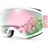 Findway skijaške naočale za odrasle dvoslojne leće skijaške naočale protiv magljenja 100% Anti-UV OTG dizajn i naočale za snijeg protiv magljenja za mlade