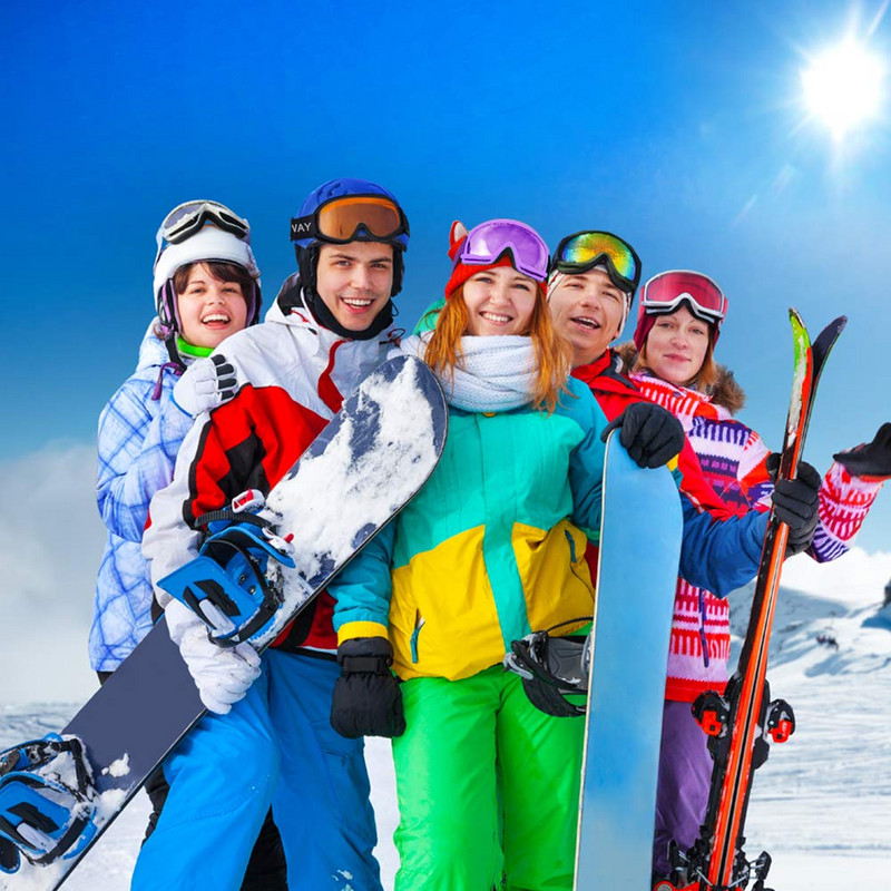 Findway skijaške naočale za odrasle dvoslojne leće skijaške naočale protiv magljenja 100% Anti-UV OTG dizajn i naočale za snijeg protiv magljenja za mlade