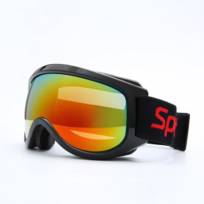 Vaikiški slidinėjimo akiniai nuo rasojimo UV400 slidinėjimo akiniai Vieno sluoksnio mergaičių sniego akiniai Lauko sportinė snieglentė