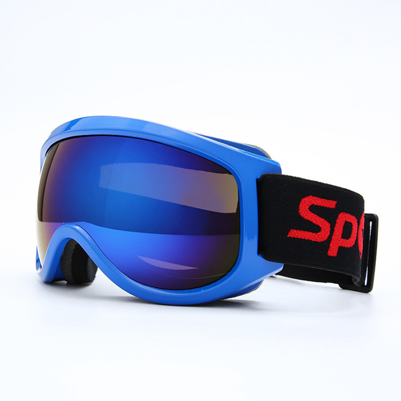 Vaikiški slidinėjimo akiniai nuo rasojimo UV400 slidinėjimo akiniai Vieno sluoksnio mergaičių sniego akiniai Lauko sportinė snieglentė