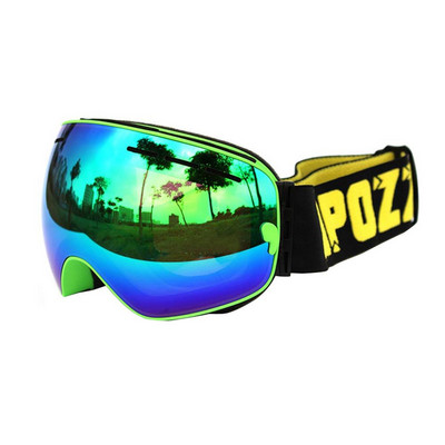 COPOZZ prekės ženklo slidinėjimo akiniai Slidinėjimo akiniai Dvigubi lęšiai UV400 Nerasojantys suaugusiųjų snieglenčių slidinėjimo akiniai Moteriški Vyriški Sniego akiniai