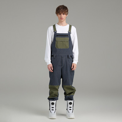 Vyrai Moteriški Džinsiniai Slidinėjimo Kombinezonai Žieminiai Šiltas Slidinėjimo Kombinezonas Neperšlampamas Vėjas Sniego Sportas Kelnės Snieglentės Slidinėjimo Kelnės