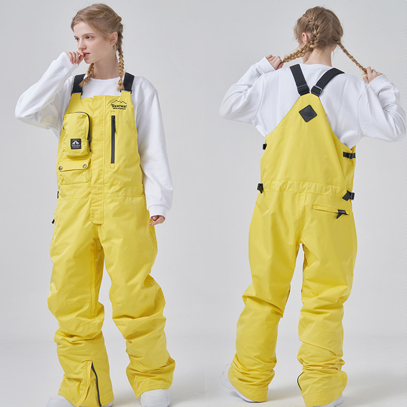 Sniego kelnės Vyrai Moteriški Slidinėjimo Seilinukai Žieminiai Slidinėjimo Kelnės Neperšlampami Vėjui Moteriški Slidinėjimo Kombinezonai Kombinezonai Snieglenčių kelnės Vyriški mamelucai