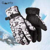 Vidinės vilnos žiemos šiltos slidinėjimo pirštinės Apsauginės pirštinės nuo vandens