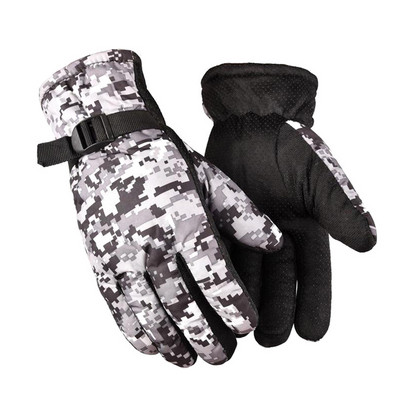 Vidinės vilnos žiemos šiltos slidinėjimo pirštinės Apsauginės pirštinės nuo vandens