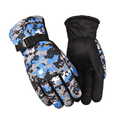 Vidinės vilnos žiemos šiltos slidinėjimo pirštinės Apsauginės pirštinės nuo vandens