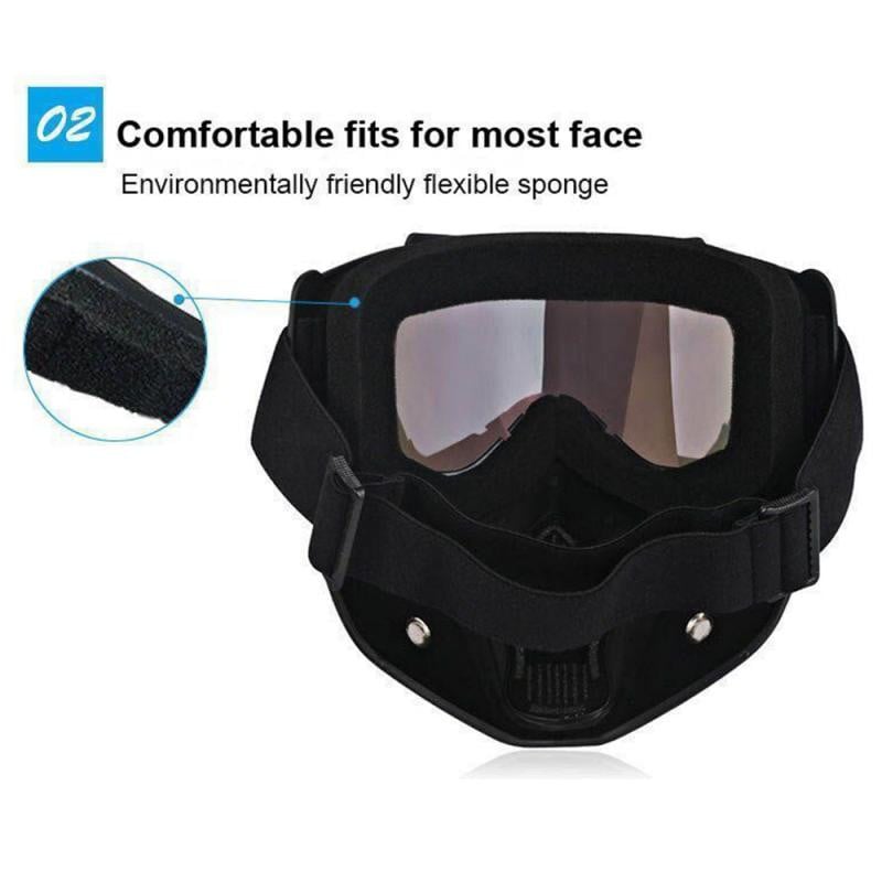 Skijaške naočale za snowboard Vjetrootporna balaclava maska motociklističke naočale motokros sunčane naočale zimske sportove kaciga maska naočale za skijanje