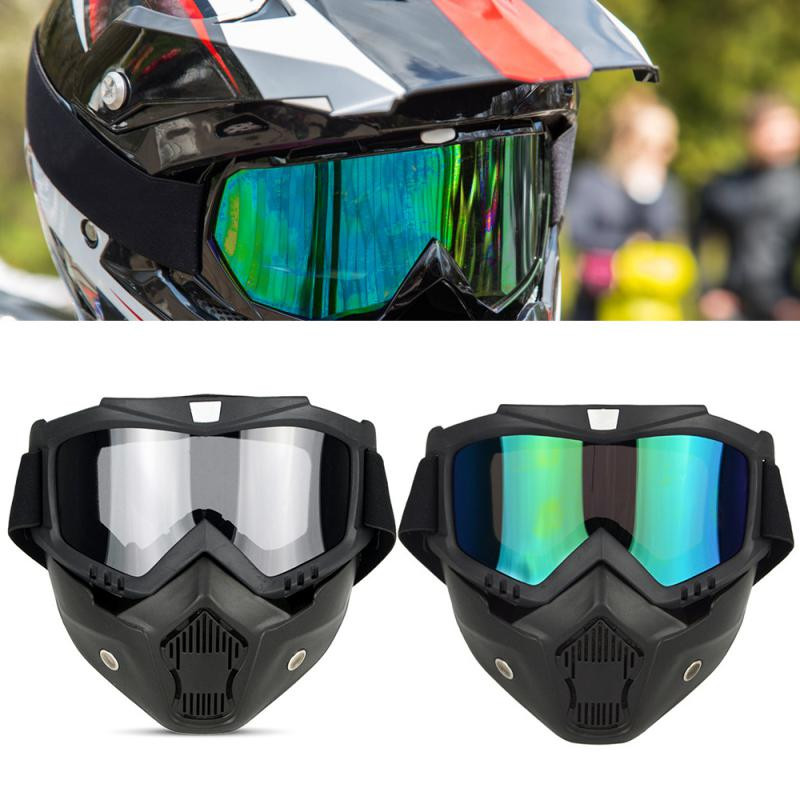 Skijaške naočale za snowboard Vjetrootporna balaclava maska motociklističke naočale motokros sunčane naočale zimske sportove kaciga maska naočale za skijanje