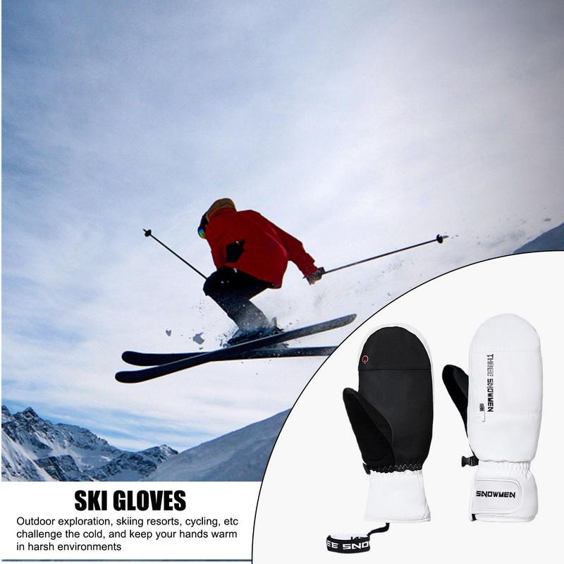 Unisex skijaške rukavice 2 prsta rukavice za snowboard motorne sanke zimska skijaška rukavica otporna na vjetar vodootporne rukavice za snijeg za žene muškarce