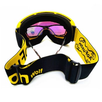 Очила за ски сноуборд. UV400 Сферична маска Очила Ски Мъже Жени Голяма визия Професия Ски очила за сняг Sci Googles
