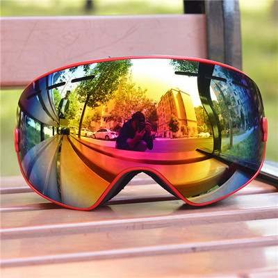 Slidinėjimo snieglenčių akiniai. UV400 Sferinė kaukė Akiniai Slidinėjimas Vyrai Moterys Big Vision Profesija Sniego slidinėjimo akiniai Sci Googles