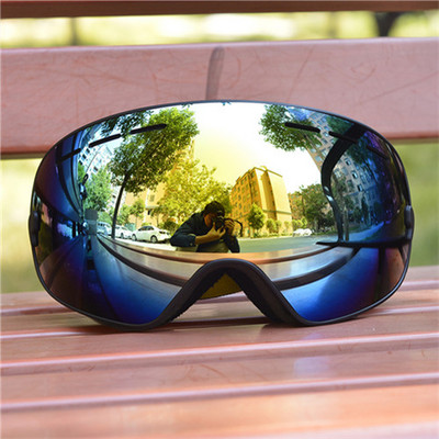 Slidinėjimo snieglenčių akiniai. UV400 Sferinė kaukė Akiniai Slidinėjimas Vyrai Moterys Big Vision Profesija Sniego slidinėjimo akiniai Sci Googles