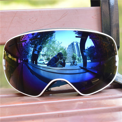 Slidinėjimo snieglenčių akiniai. UV400 Sferinė kaukė Akiniai Slidinėjimas Vyrai Moterys Big Vision Profesija Sniego slidinėjimo akiniai Sci Googles