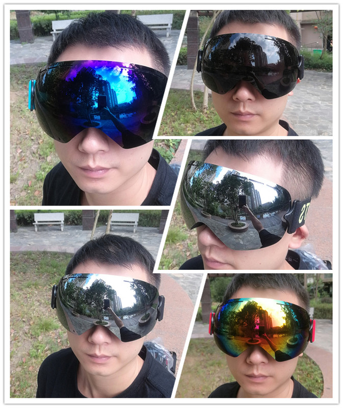 Profesionalūs slidinėjimo akiniai vyriški lęšiai UV400 suaugusiems snieglenčių slidinėjimo akiniai Moteriški itin lengvi žieminiai sniego akiniai