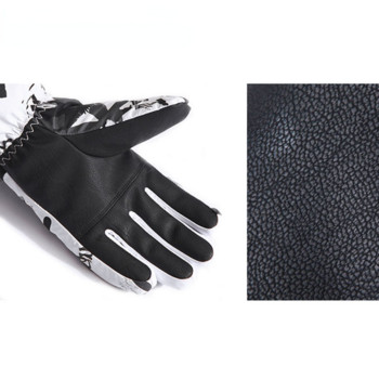 Зимни ски ръкавици за мъже Водоустойчиви термични ръкавици Мъж Жена Нехлъзгаща се Колоездене Мотоциклет Работна ръкавица перчатки мужские зимние