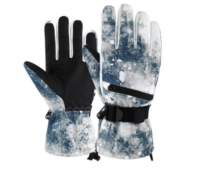 Žieminės slidinėjimo pirštinės vyrams Vandeniui atsparios terminės pirštinės Vyras Moteris Neslidžios dviratininko darbo pirštinės перчатки мужские зимние