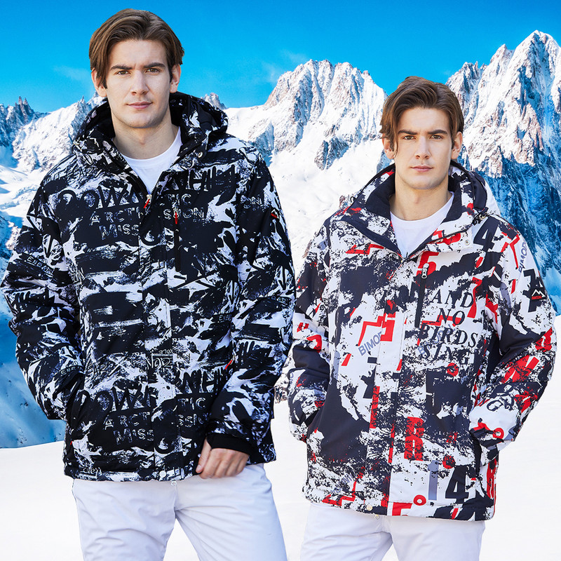 Muško zimsko super toplo skijaško odijelo Otporno na vjetar Vodootporno Snowboarding Skijaška jakna Hlače Muški snježni kostimi Kombinezoni Plus veličina 3XL