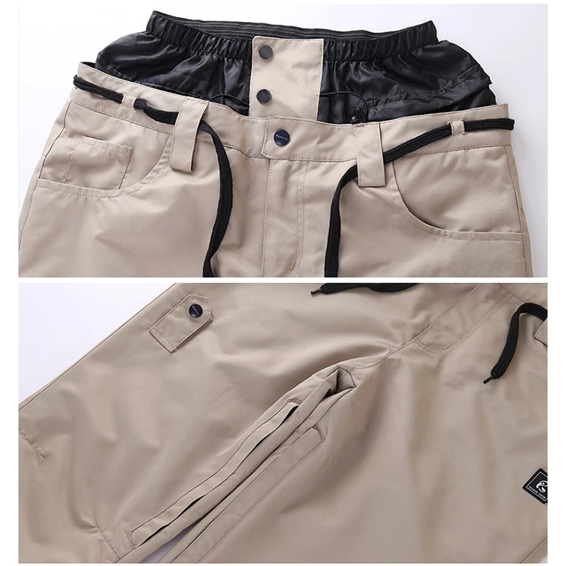 2022 m. žiema Nauji Kombinezonai Moteriški slidinėjimo kelnės Šilti Sportiniai Alpinizmas Snieglenčių kelnės Vyriški žygio drabužiai Sniego kelnės slidinėjimo kostiumai