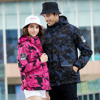 Γυναικεία φόρμα σκι Χειμερινή αδιάβροχη Keep Warm Snow Fleece Jacket Παντελόνι Αντιανεμικό Outdoor Mountain Snowboard Σετ Σετ για σκι