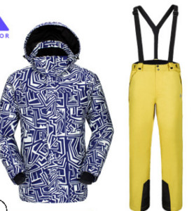 Pánsky lyžiarsky overal, jedno- a dvojdoska, vonkajší snežný overal, odolný voči opotrebovaniu, teplý zimný snowboardingový set