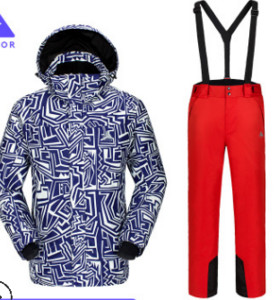 Pánsky lyžiarsky overal, jedno- a dvojdoska, vonkajší snežný overal, odolný voči opotrebovaniu, teplý zimný snowboardingový set