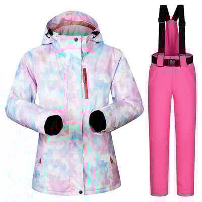 Zimsko trendi jedno i dvostruko snježno odijelo za klizanje, žensko vodootporno i podebljano