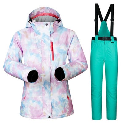 Zimsko trendi jedno i dvostruko snježno odijelo za klizanje, žensko vodootporno i podebljano