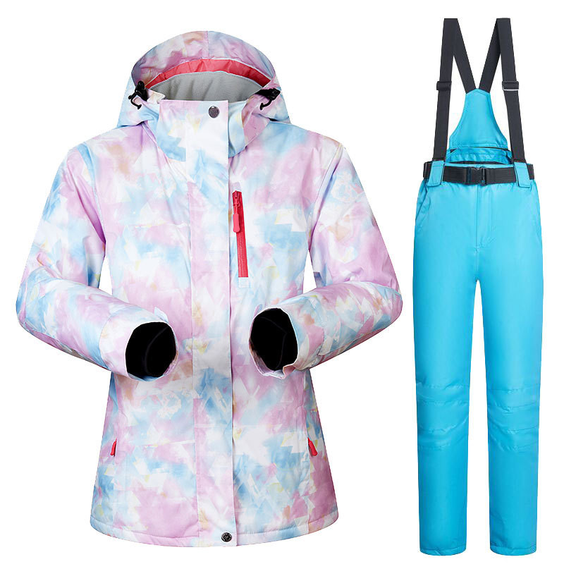 Zimsko trendi jedno i dvostruko snježno odijelo za klizanje, žensko vodootporno i podebljano