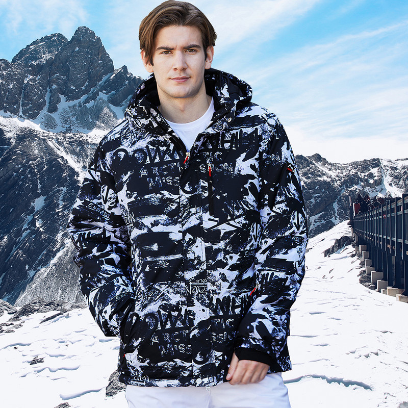 2022 m. Slidinėjimo kostiumai Vyriški žieminiai terminiai vandeniui atsparūs vėjui apdarai Sniego striukė ir kelnės Vyro slidinėjimo ir snieglenčių kostiumų prekės ženklai