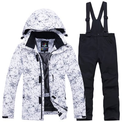 Novo skijaško odijelo za djevojčice i dječake Topla vodootporna termo zimska odjeća Dječja skijaška odijela -30 stupnjeva snowboard Skijaška jakna Komplet hlača