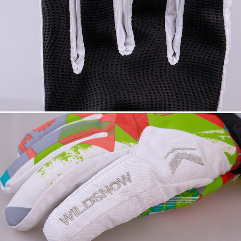 Žiemos berniukui šiltos slidinėjimo pirštinės Sportinės vandeniui atsparios vaikiškos mergaičių sniego pirštinės paaugliams vaikų pirštinės lauke kalnų mažiems vaikams šaltos pirštinės