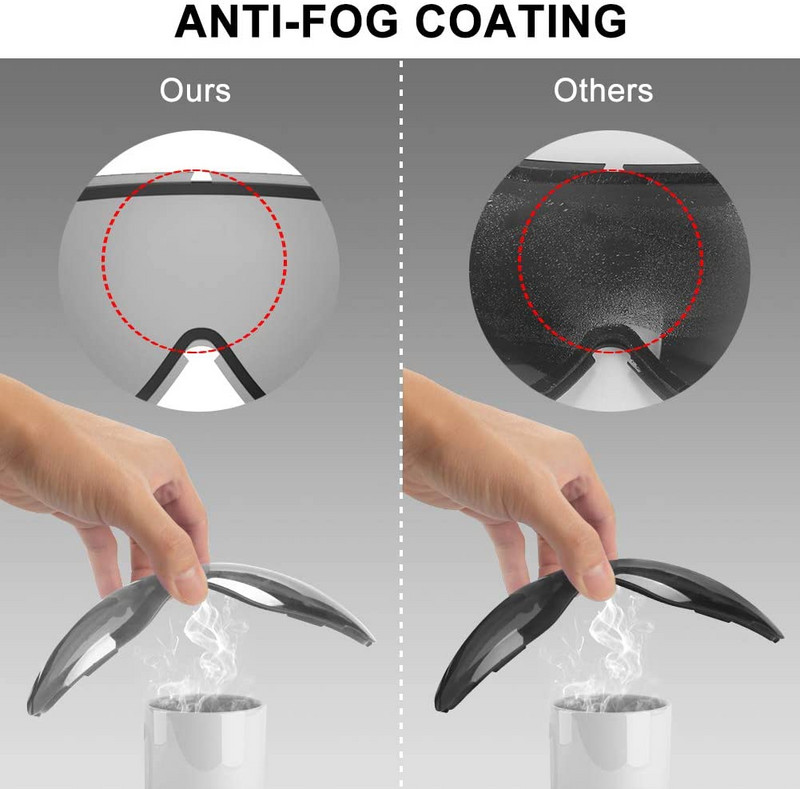 findway Vaikiški slidinėjimo akiniai OTG Design Anti-Fog UV400 Protection žieminiai snieglenčių akiniai 8-14 metų berniukams mergaitėms vaikams jaunimui