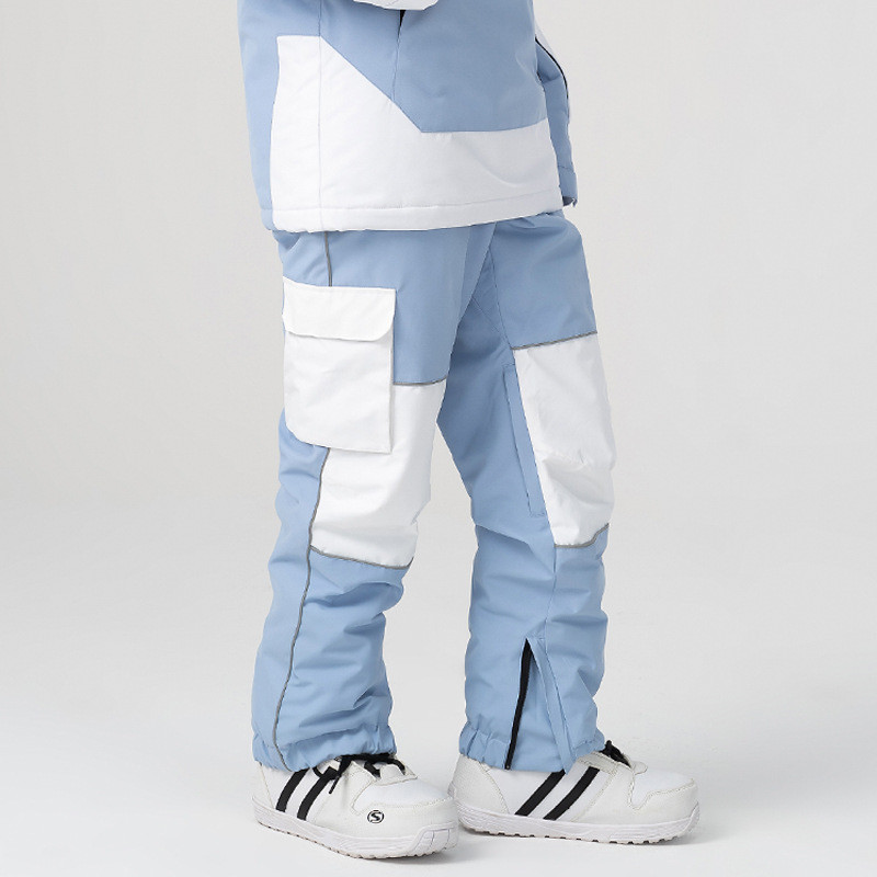 Slidinėjimo kelnės moteriškos vėjui atsparios šiltos sniego lentos kelnės Vyriškos žieminės termo kelnės vandeniui atsparios moteriškos slidinėjimo kelnės kombinezonai sniego drabužiai