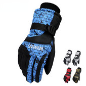 Žiemos šiltos snieglenčių slidinėjimo pirštinės vyriškos moteriškos kalnų slidinėjimo sniego motociklas vandeniui atsparus sniego motociklas pirštinės nuo vėjo guanti moto