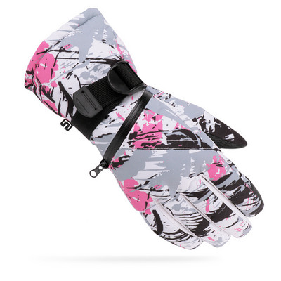 Vyrai Moterys Vaikai Žiema Sniegui Neperšlampamos Slidinėjimo Pirštinės Jutiklinis Ekranas Storas Itin lengvos snieglenčių pirštinės Rogučių motociklininkų pirštinės