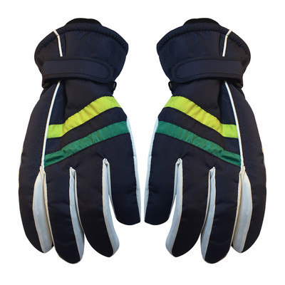 Vaikams Berniukams Merginoms Žiemai Šiltos Vėjo nepraleidžiančios sportinės Slidinėjimo Pirštinės Vaikams Orui pralaidžios reguliuojamos pirštinės