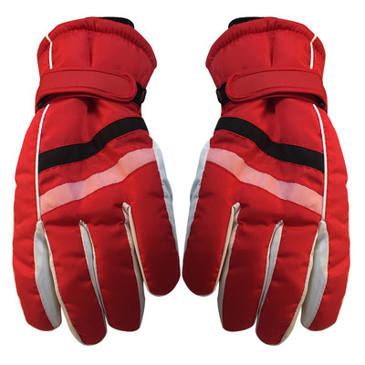 Vaikams Berniukams Merginoms Žiemai Šiltos Vėjo nepraleidžiančios sportinės Slidinėjimo Pirštinės Vaikams Orui pralaidžios reguliuojamos pirštinės