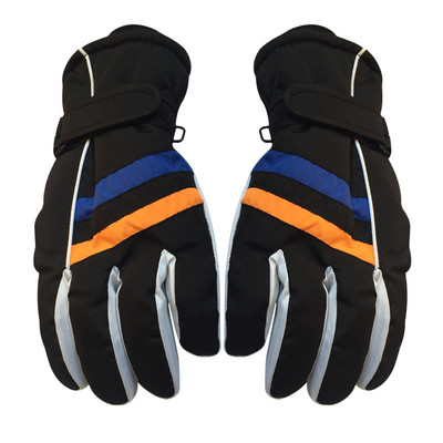 Vaikams Berniukams Merginoms Žiemai Šiltos Vėjo nepraleidžiančios sportinės Slidinėjimo Pirštinės Vaikams Orui pralaidžios reguliuojamos pirštinės