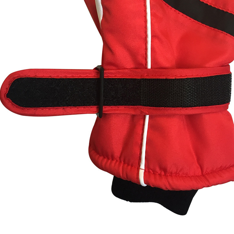 Vaikams Berniukams Merginoms Žiemai Šiltos Vėjo nepraleidžiančios sportinės Slidinėjimo Pirštinės Vaikams Orui pralaidžios reguliuojamos pirštinės