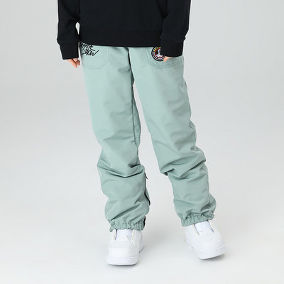 Vyriškos ir moteriškos slidinėjimo kelnės Žieminės, šiltos, vėjui atsparios, vandeniui atsparios sniego kelnės Moteriškos vyriškos kvėpuojančios laisvos slidinėjimo snieglenčių kelnės