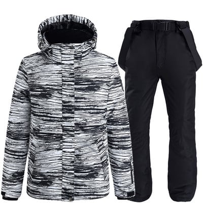 Visiškai nauji snieglenčių kostiumai Moteriška slidinėjimo striukė ir kelnės Žiemos šilta striukė ir kelnės Moteriškas sniego paltas ir kelnės slidinėjimo kostiumai