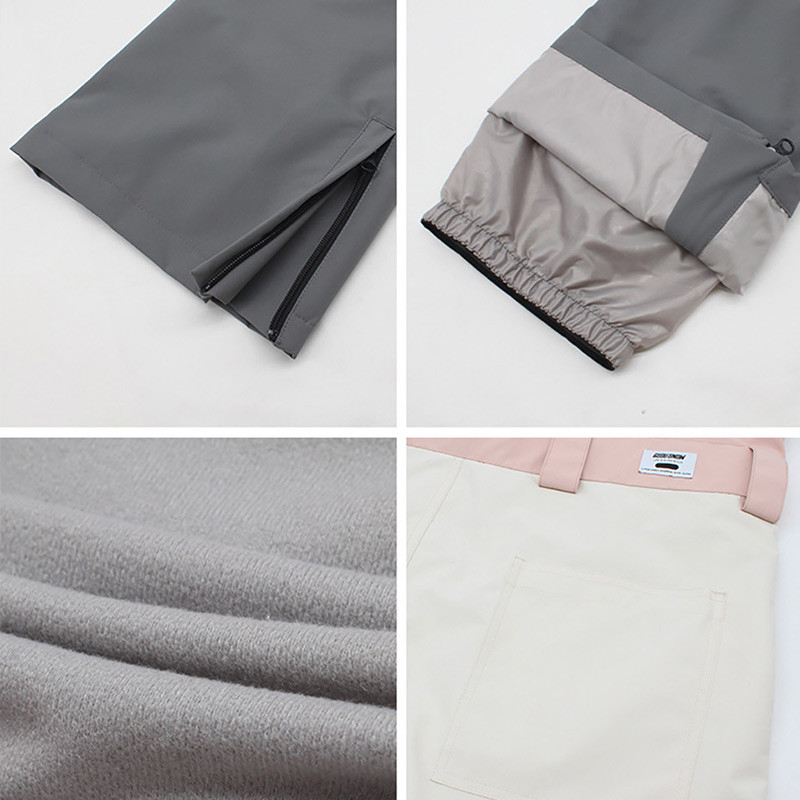 Pantaloni de schi pentru femei, bărbați, salopete de schi, iarnă, în aer liber, rezistente la vânt, impermeabile, calde, pantaloni de snowboarding, pantaloni de schi pentru femei, bărbați