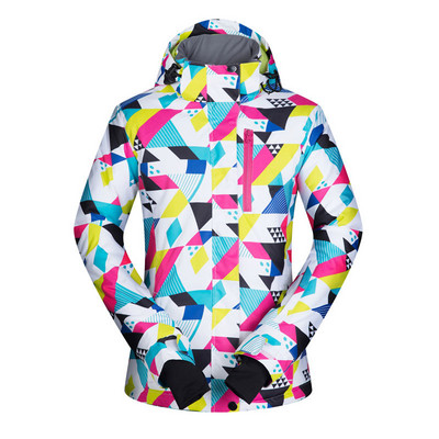 Sport, impermeabile, haine de zăpadă pentru femei, pentru snowboard, cu glugă caldă, jachete de schi pentru femei, iarnă, îmbrăcăminte exterioară pentru femei, trening de munte rezistent la vânt
