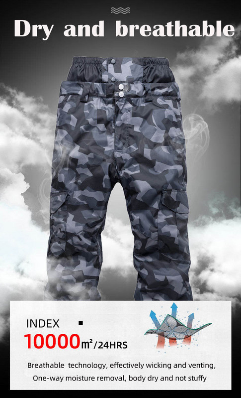 Žieminiai vyriški slidinėjimo kostiumai Slidinėjimo striukės ir kelnių rinkiniai vyrams Šilti, vandeniui atsparūs, vėjui atsparūs slidinėjimo ir snieglenčių kostiumai vyriški slidinėjimo paltai