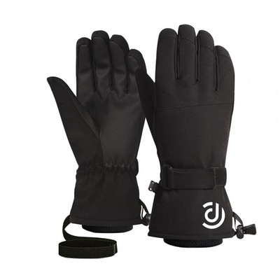 1 pora pirštinių, atsparių purslams, atspari vėjui, užtraukimas, vilnos pamušalas, jutiklinis ekranas, rankogaliai lauke, šiltos pirštinės