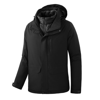 Aukštos kokybės žieminiai vyriški slidinėjimo kostiumai, nauji 2022 m. terminiai vandeniui atspari sniego pūkinė striukė ir snieglenčių kelnių rinkinys