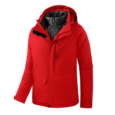 Aukštos kokybės žieminiai vyriški slidinėjimo kostiumai, nauji 2022 m. terminiai vandeniui atspari sniego pūkinė striukė ir snieglenčių kelnių rinkinys