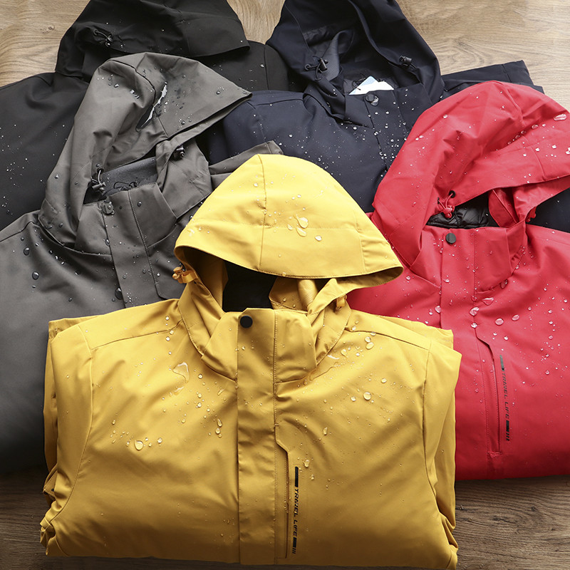 Aukštos kokybės žieminiai vyriški slidinėjimo kostiumai, nauji 2022 m. terminiai vandeniui atspari sniego pūkinė striukė ir snieglenčių kelnių rinkinys